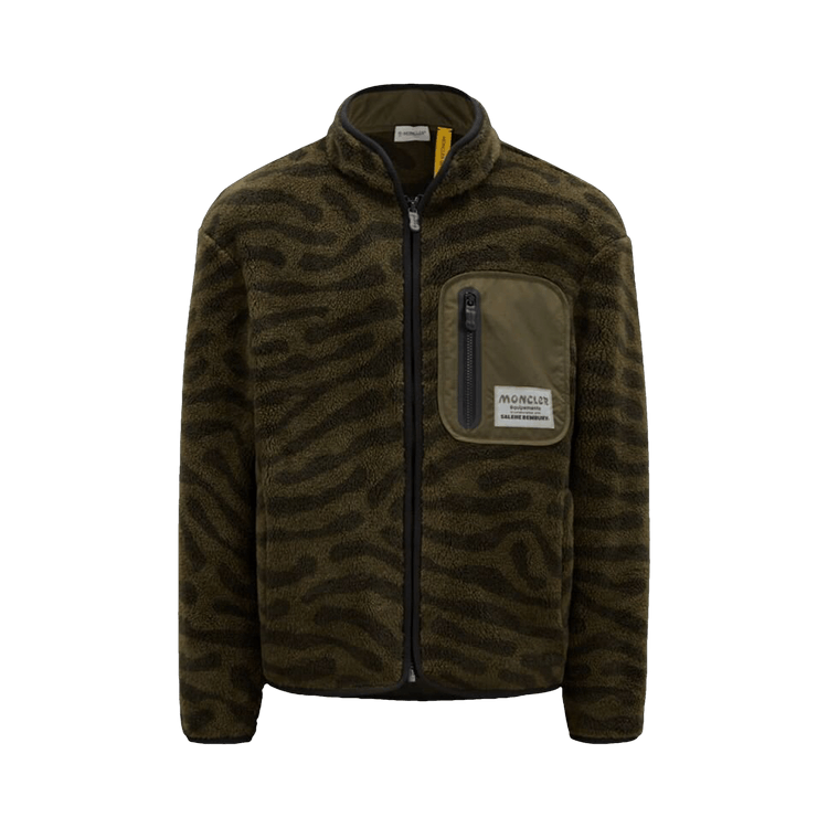 Moncler Genius x Salehe Bembury Zip Up Cardigan "Olive"