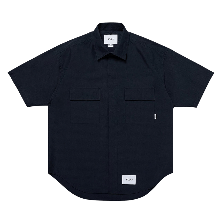 WTAPS Short-Sleeve Shirt "Navy"