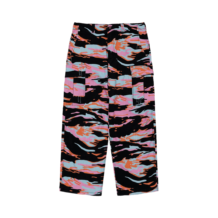 ERL Printed Cargo Pants "Pink Rave Camo"