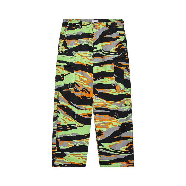 ERL Printed Cargo Pants "Green Rave Camo"