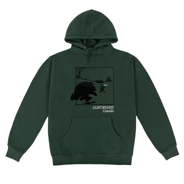 Saintwoods Run 4 Yer Life Hoodie "Alpine Green"