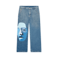 KidSuper Blue Face Jeans "Blue"