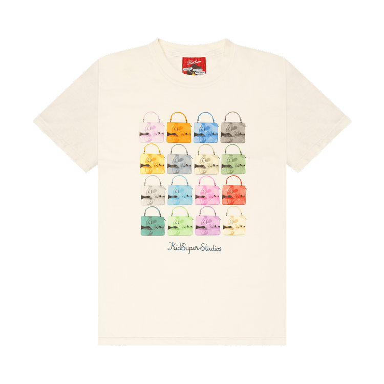 KidSuper Kissing Bags Tee "Cream"