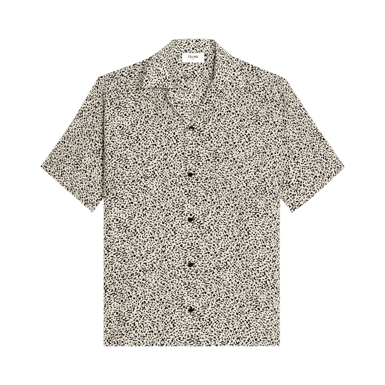 CELINE Hawaiian Shirt "Vanilla/Black"