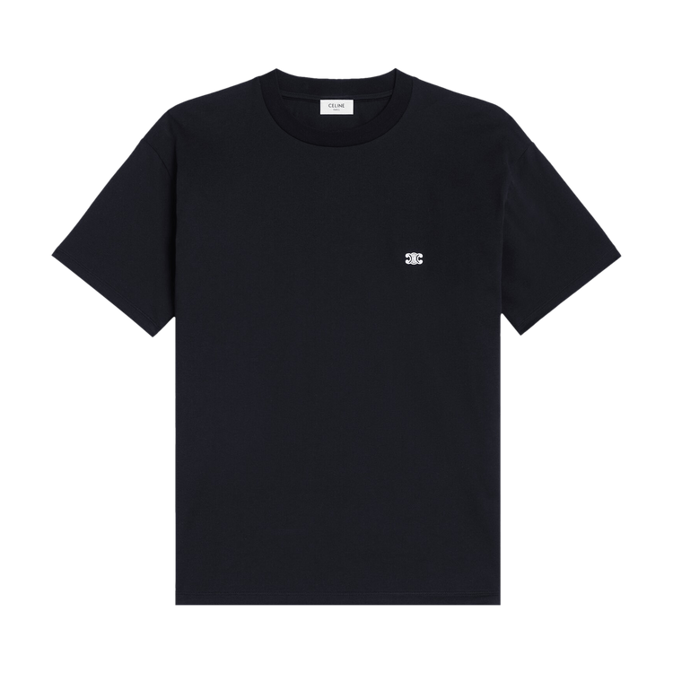 CELINE Triomphe Short-Sleeve T-Shirt "Black/White"