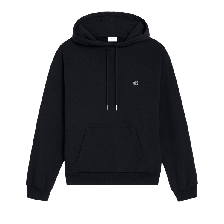 CELINE Triomphe Logo Hoodie "Black/White"