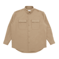Off-White Emblem Drill Military Overshirt "Beige/Beige"