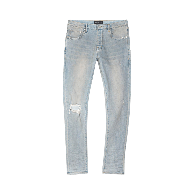 PURPLE BRAND Low Rise Skinny Jean "Light Dirty Wax"
