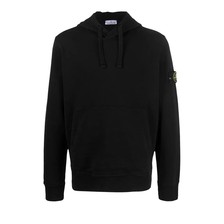 Stone Island Logo Hoodie "Black"