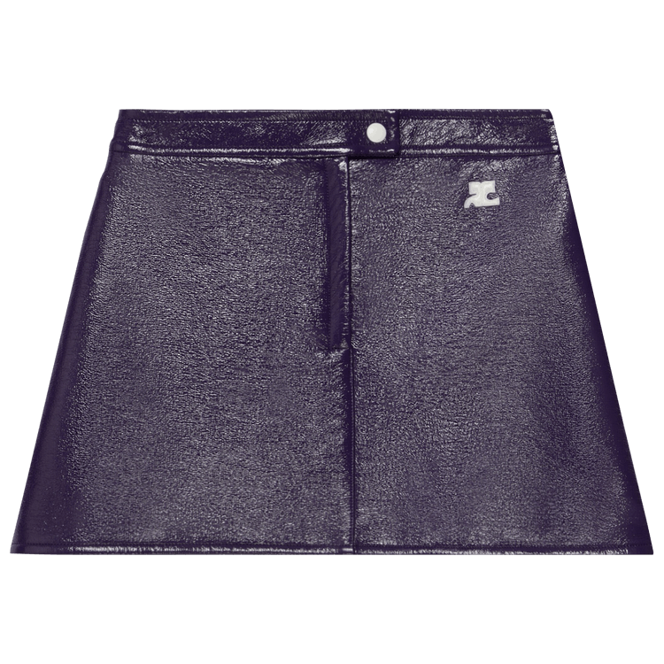 Courrèges Vinyl Reedition Skirt "Purple"