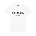 Balmain Logo T-Shirt "White/Black/Golden"