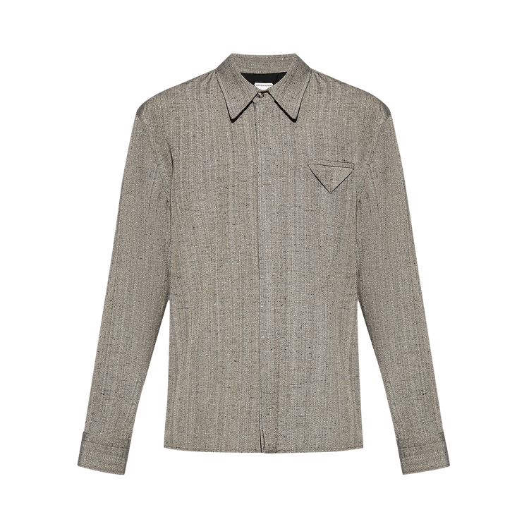 Bottega Veneta Relaxed Fit Shirt "Brown/White/Blue"