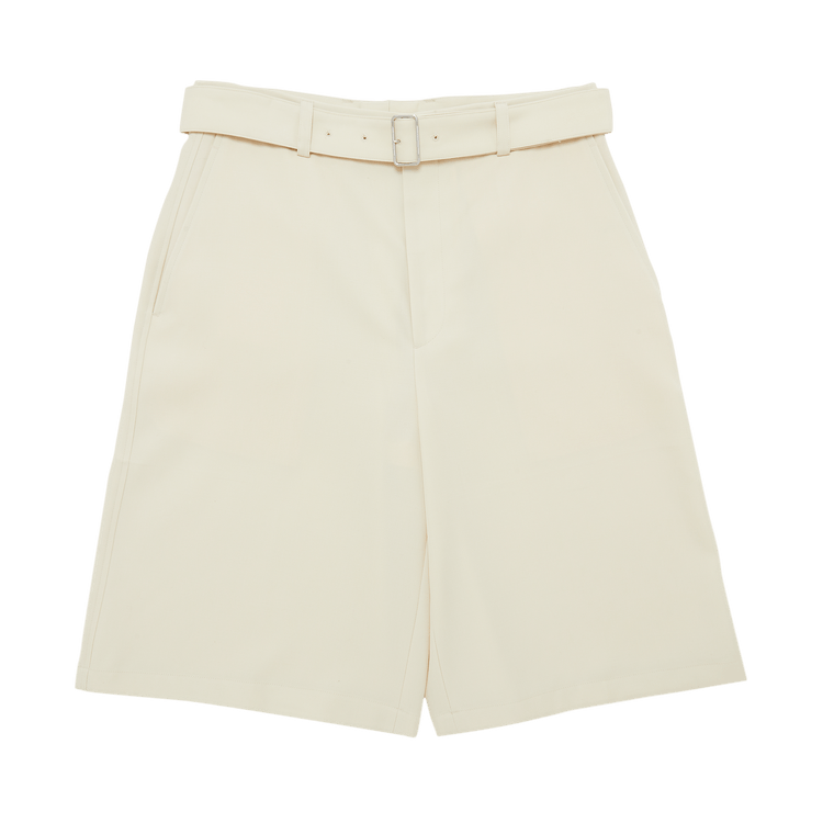 Jil Sander Belted Shorts "Cream"