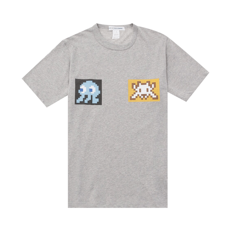 Comme des Garçons SHIRT x Invader Graphic T-Shirt "Grey"