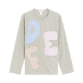 Comme des Garçons SHIRT DEF Letter Long-Sleeve T-Shirt "Grey"