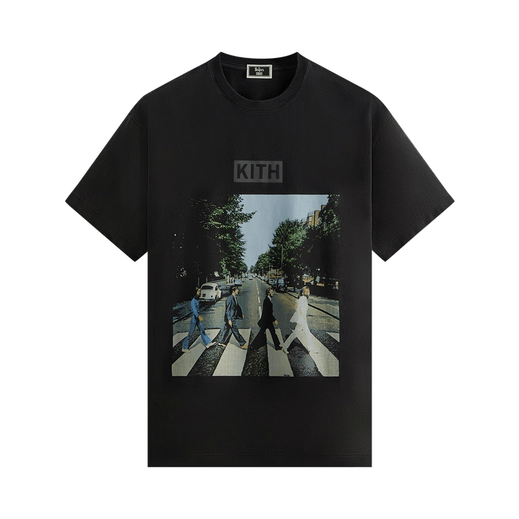 Kith For The Beatles Abbey Road Vintage Tee "Black"