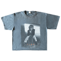 Vintage Tina Turner Cropped Twenty Four Seven Tour Tee "Slate"