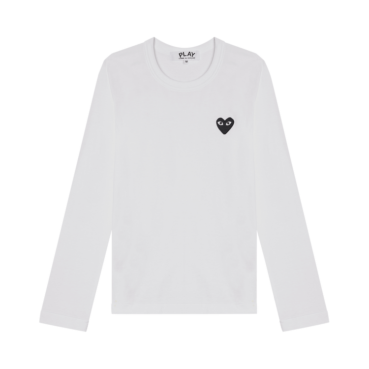 Comme des Garçons PLAY Heart Long-Sleeve T-Shirt "White"