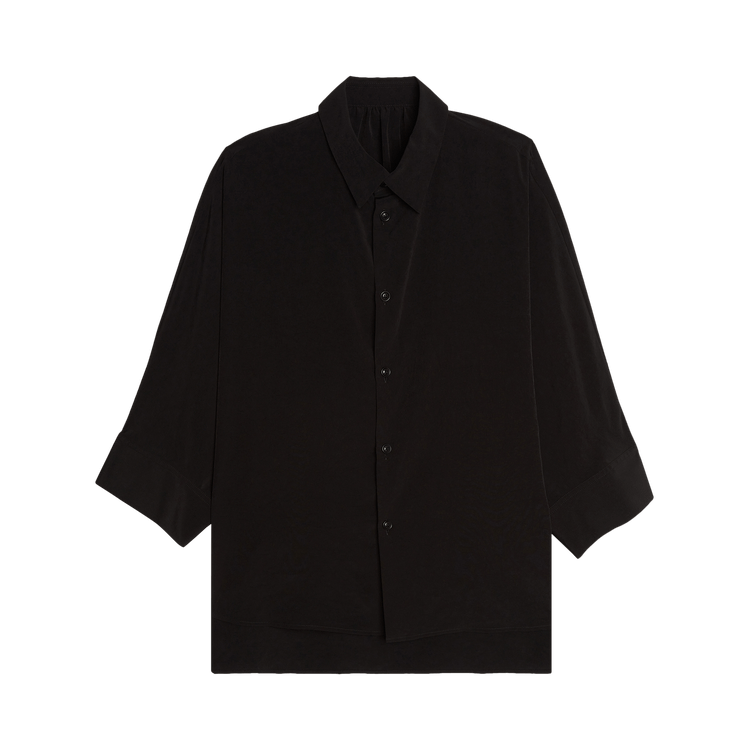Y's Short-Sleeve Cape Shirt 'Black'