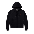 Ami Zipped Hoodie "Black"