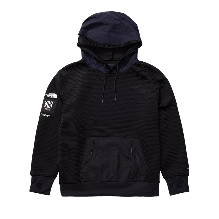 The North Face x Undercover SOUKUU DotKnit Double Hoodie "TNF Black/Aviator Navy"