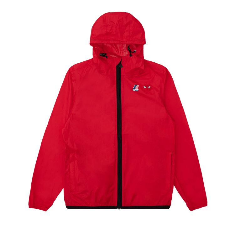 Comme des Garçons PLAY x K-Way Hoodie Full Zip "Red"