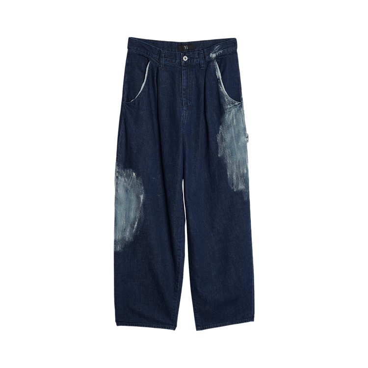 Y"s Tuck Wide Pants "Indigo'