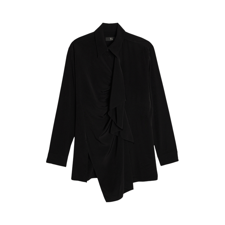 Y's Front Gathered Blouse 'Black'