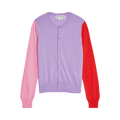 Comme des Garçons Girl Acrylic Wool Cardigan "Purple Mix"