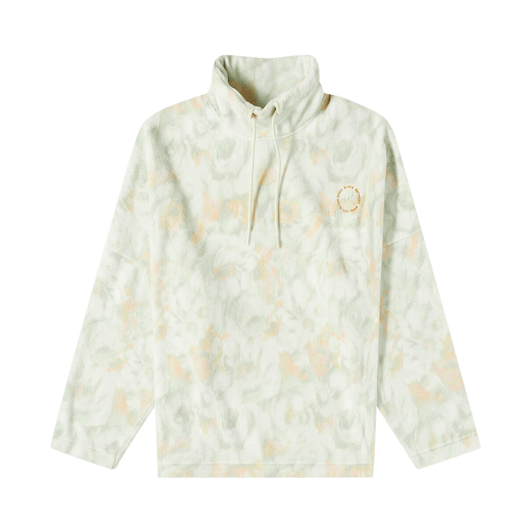 Martine Rose Batwing Fleece Sweatshirt "Green Floral"