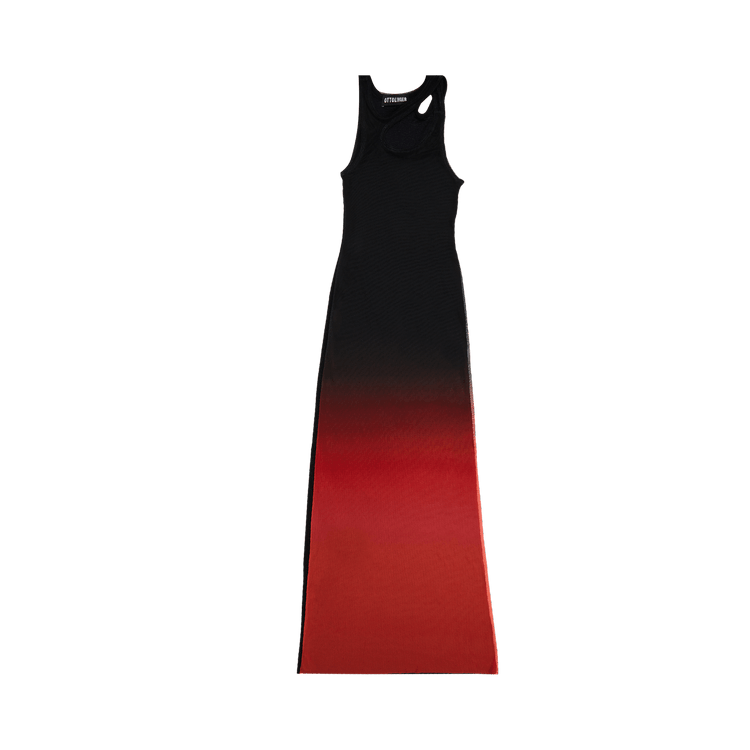 Ottolinger Mesh Tank Maxi Dress "Fade Print"