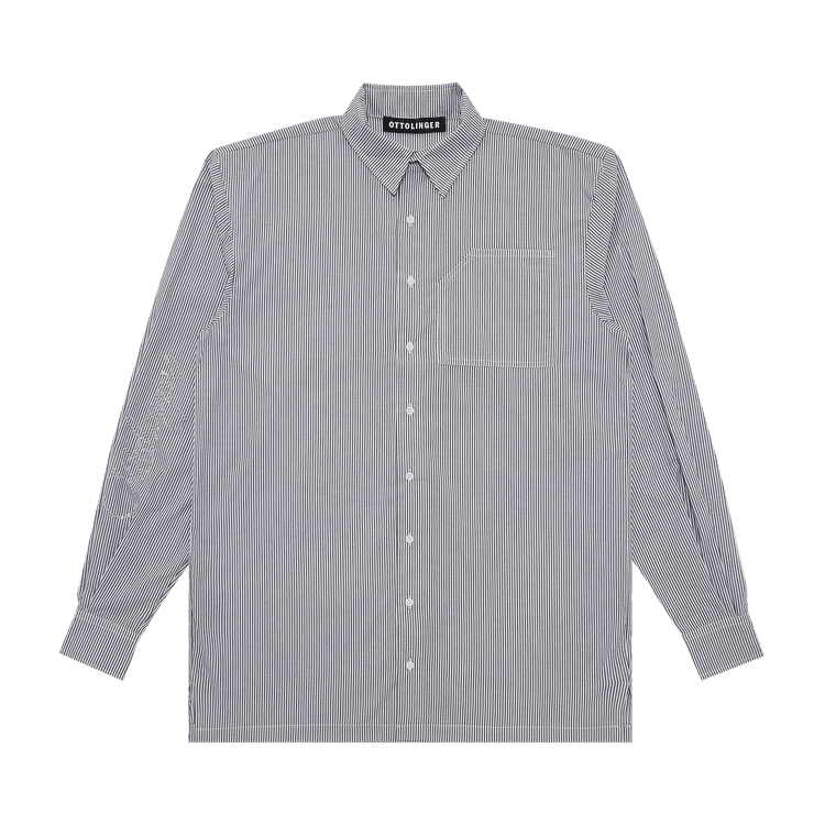 Ottolinger Oversized Shirt "Grey/White Stripe"