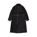Ottolinger Trench Coat "Black Wash"