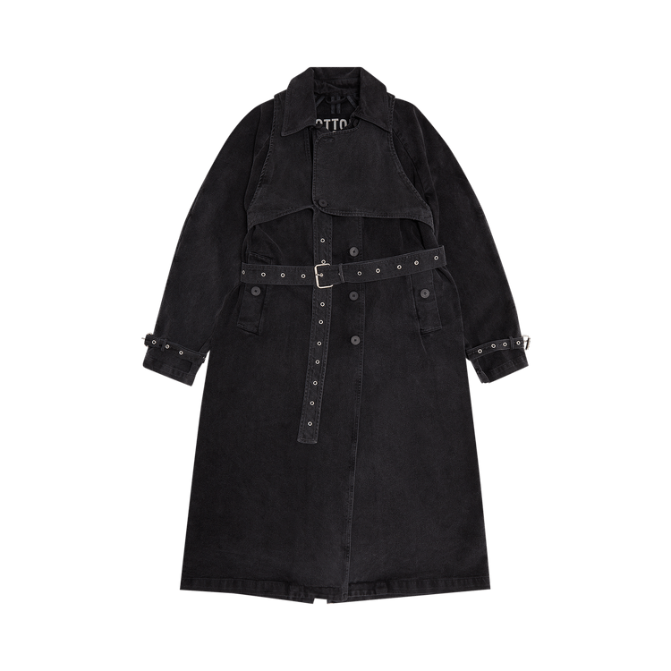 Ottolinger Trench Coat "Black Wash"