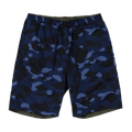 BAPE Color Camo Shark Reversible Shorts "Navy"