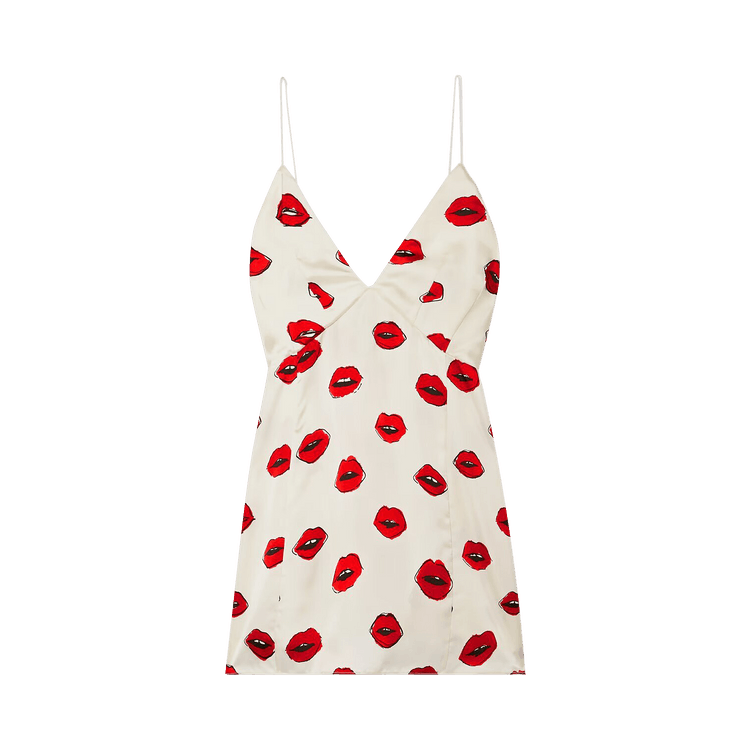 Khaite Grisella Top "Cream/Red"
