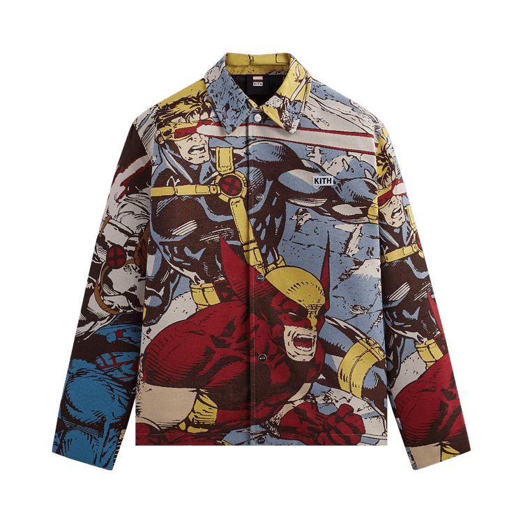 Kith For X-Men Tapestry Coaches Jacket "Black"