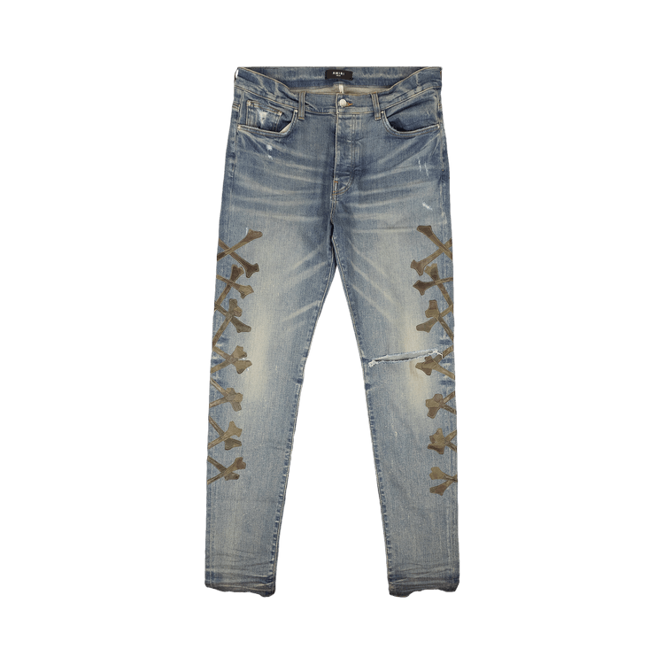 Amiri Camo Bones Jean "Indigo"