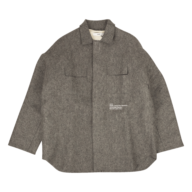 OAMC Felt Overshirt "Grey"