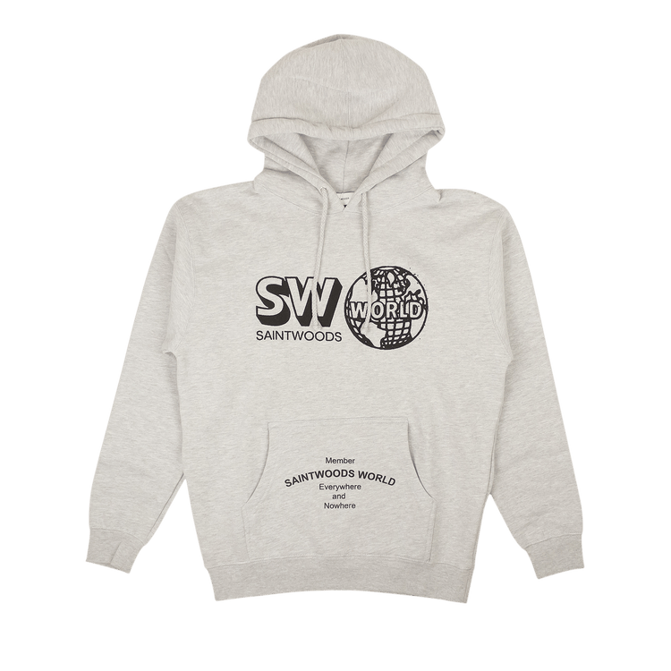 Saintwoods World Member Hoodie Sweatshirt "Black"
