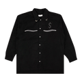 Saintwoods Star Flannel Shirt "Black"