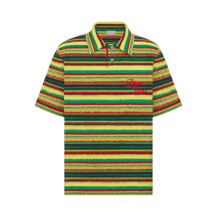 Dior x Denim Tears Polo Shirt "Yellow/Green"