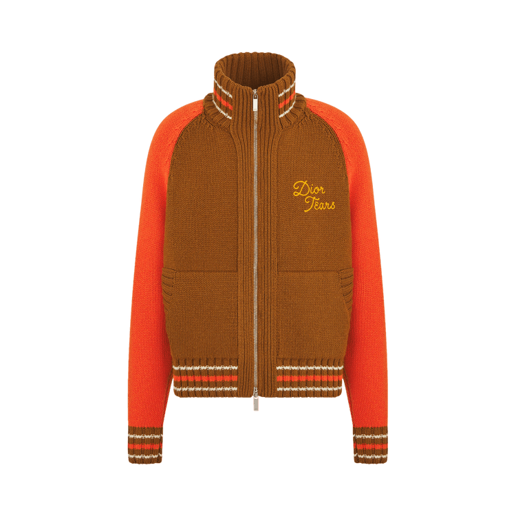 Dior x Denim Tears Zipped Blouson "Brown/Red"