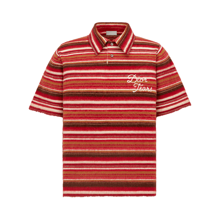 Dior x Denim Tears Polo Shirt "Brown/Red"
