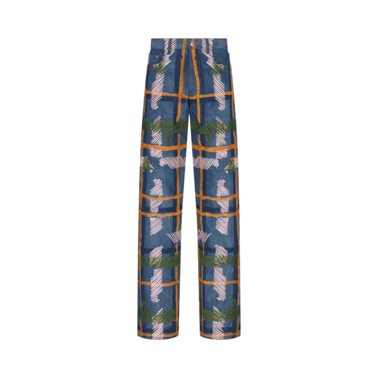 Dior x Denim Tears Straight-Fit Jeans "Blue"