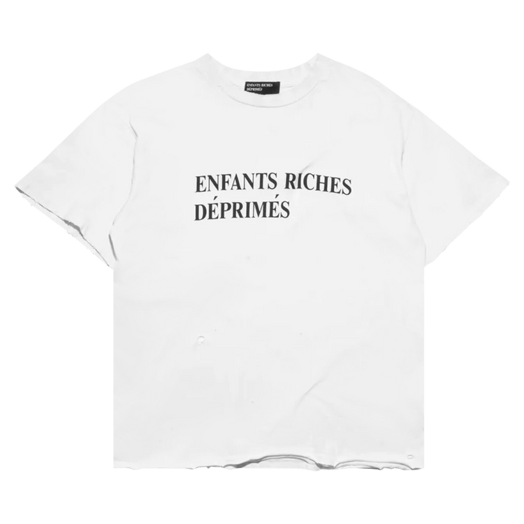Enfants Riches Déprimés Classic Logo T-Shirt "Faded Cream/Black"