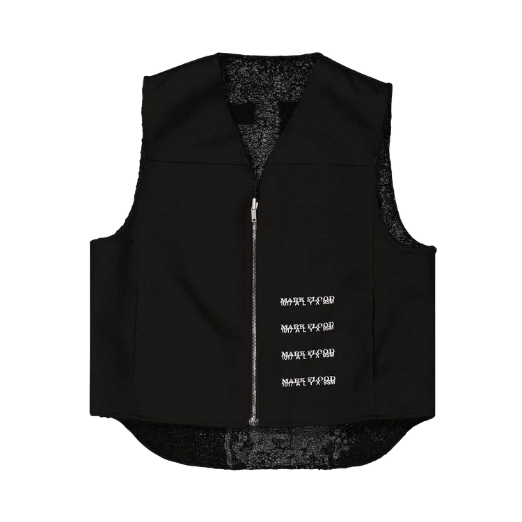 1017 ALYX 9SM Mark Flood Reversible Polar Vest "Black"