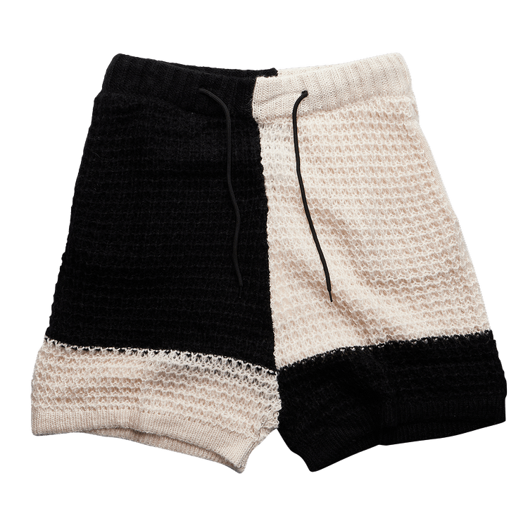 Mr. Saturday Loose Knit Short "Black/Ecru"