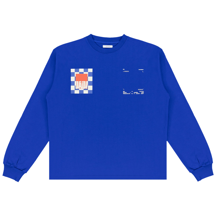 Mr. Saturday Dada Long-Sleeve Tee "Blue"