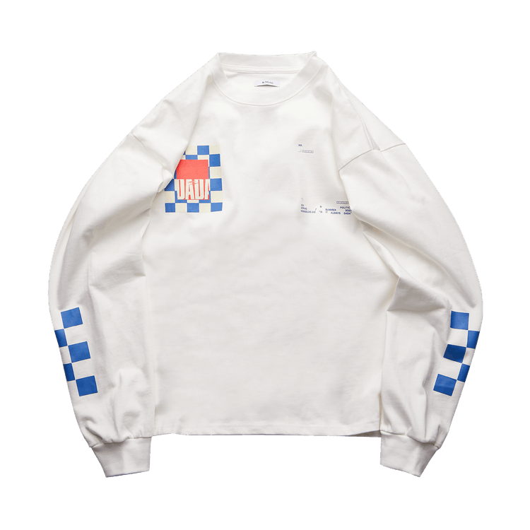 Mr. Saturday Dada Long-Sleeve Tee "Ecru"